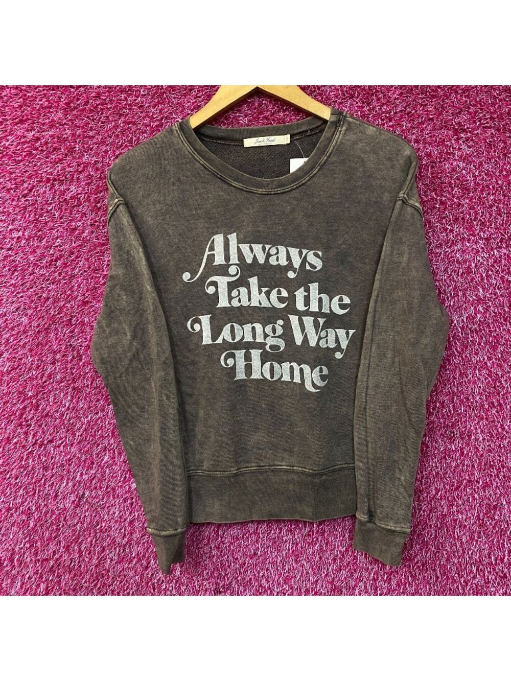 Junk Food Always Take the Long Way Home Sweatshirt XS